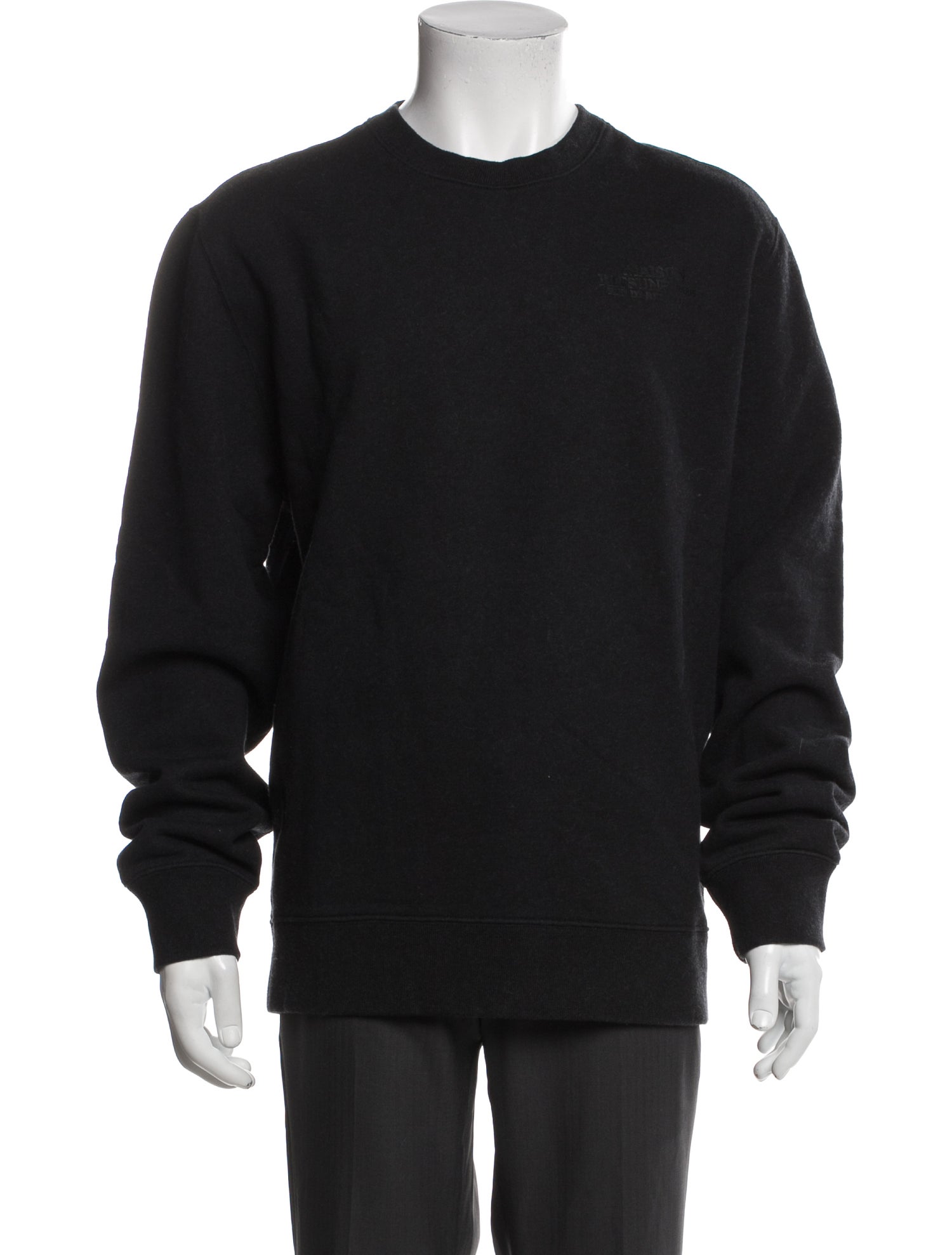 Maison Kitsuné Crew Neck Long Sleeve Sweatshirt