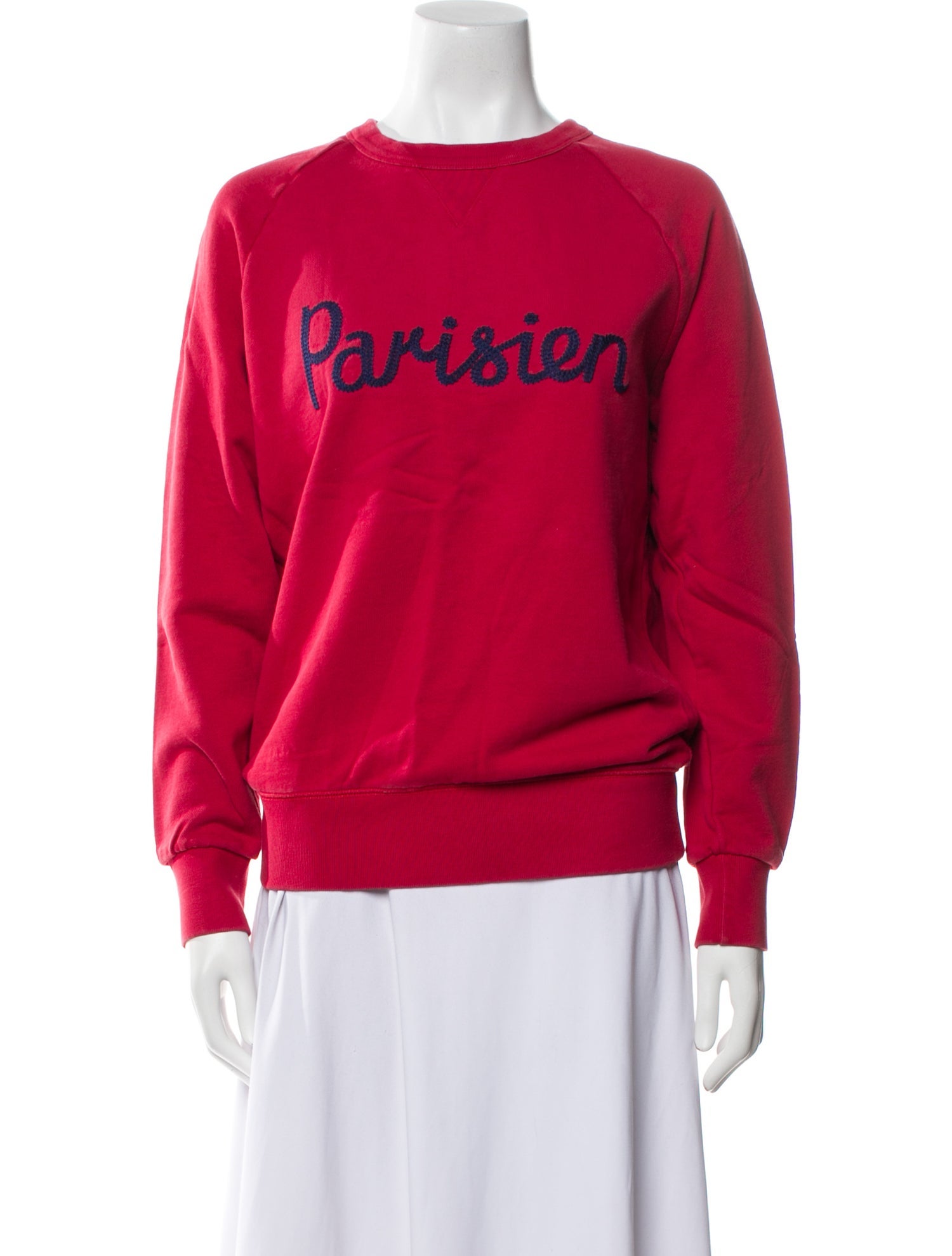 Maison Kitsuné Graphic Print Crew Neck Sweatshirt