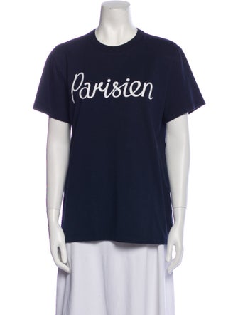 Maison Kitsuné Graphic Print Crew Neck T-Shirt