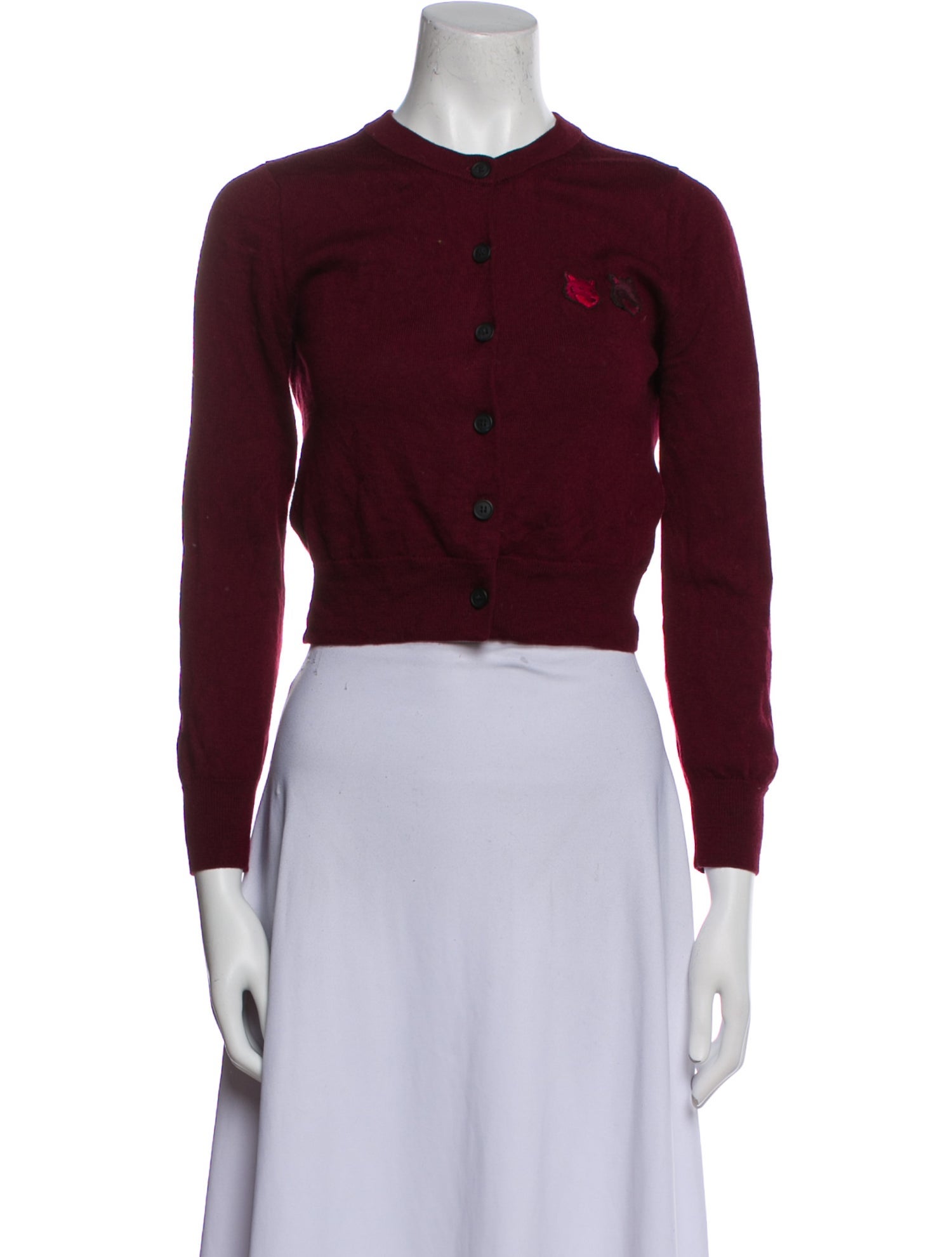 Maison Kitsuné Wool Crew Neck Sweater