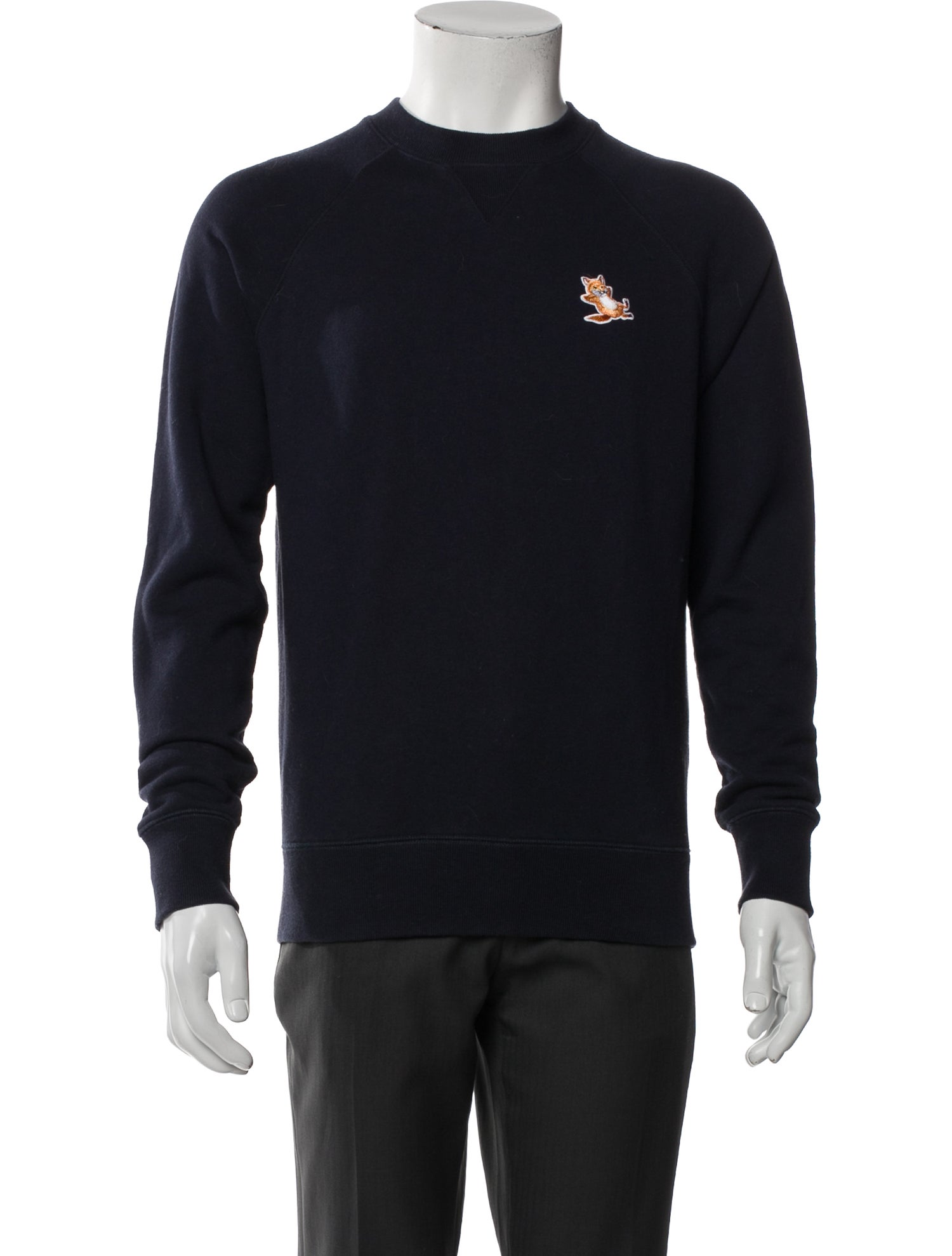 Maison Kitsuné Graphic Print Crew Neck Pullover