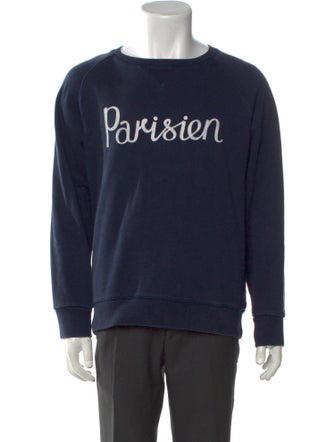 Maison Kitsuné Graphic Print Crew Neck Pullover