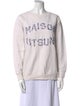 Maison Kitsuné Graphic Print Crew Neck Sweatshirt