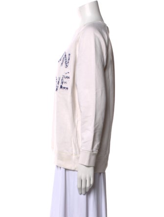 Maison Kitsuné Graphic Print Crew Neck Sweatshirt