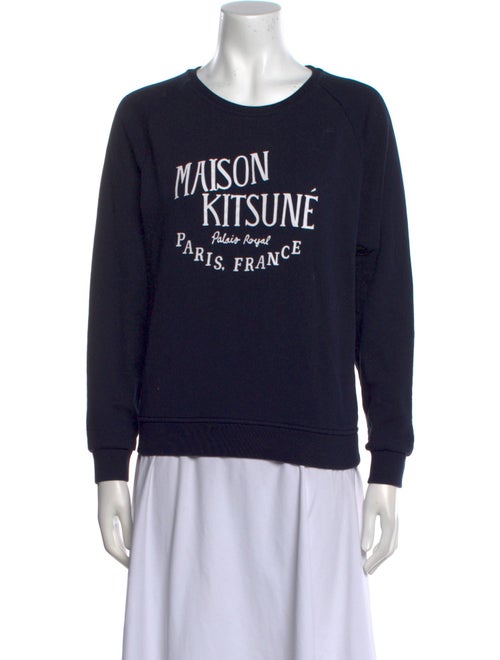 Maison Kitsuné Graphic Print Crew Neck Sweatshirt