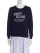 Maison Kitsuné Graphic Print Crew Neck Sweatshirt