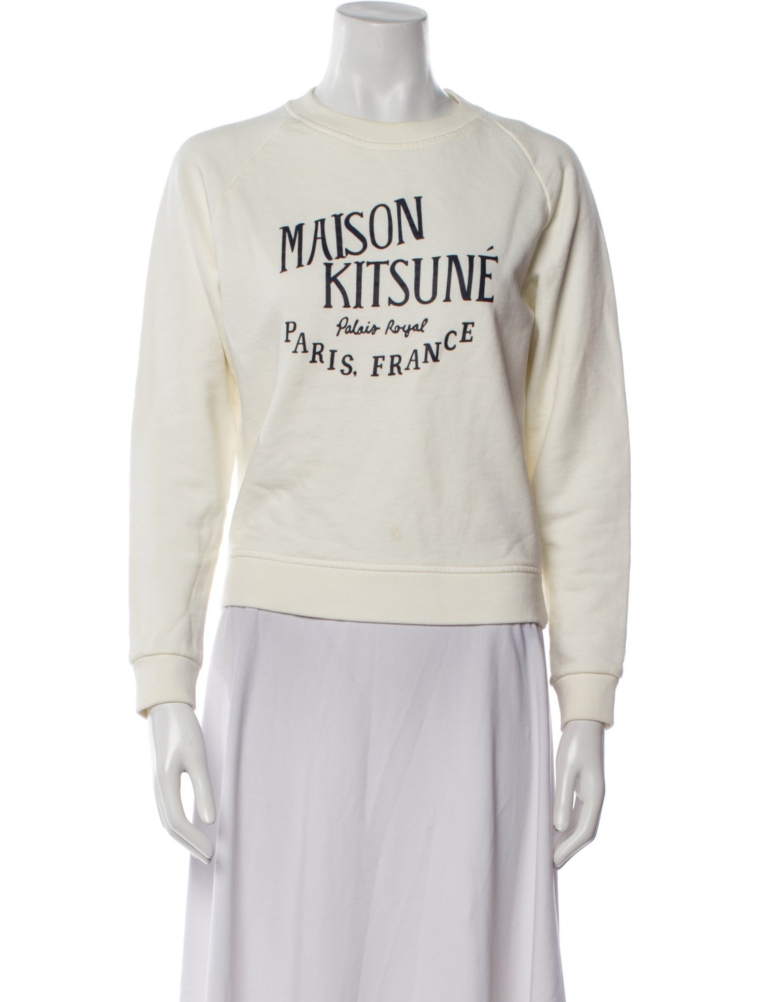 Maison Kitsuné Graphic Print Crew Neck Sweatshirt