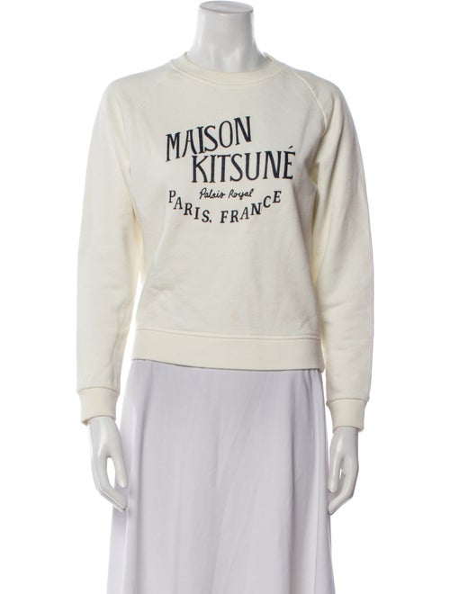 Maison Kitsuné Graphic Print Crew Neck Sweatshirt