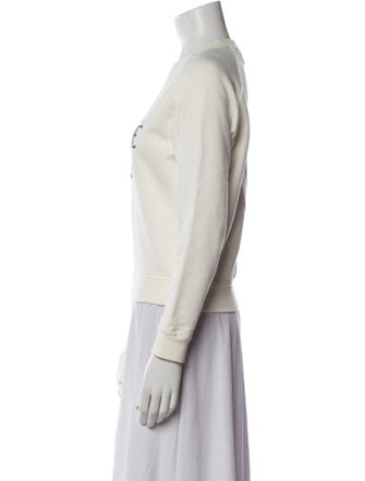 Maison Kitsuné Graphic Print Crew Neck Sweatshirt