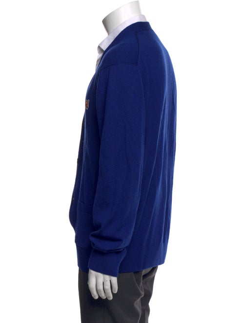 Maison Kitsuné Wool V-Neck Cardigan