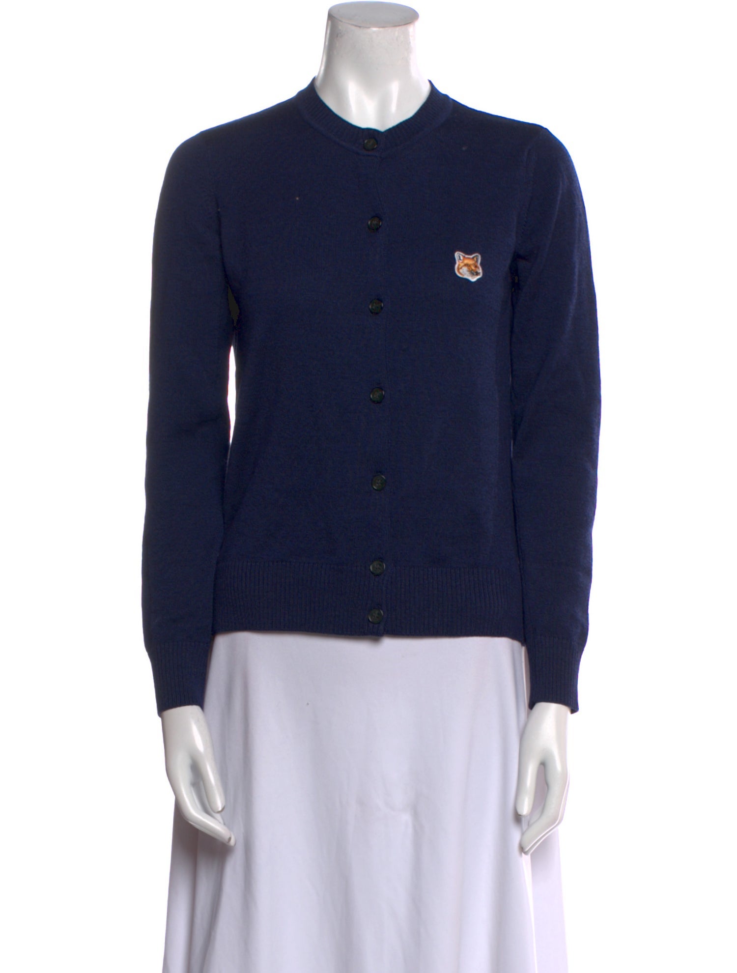 Maison Kitsuné Wool Crew Neck Sweater