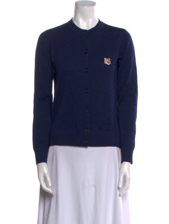 Maison Kitsuné Wool Crew Neck Sweater