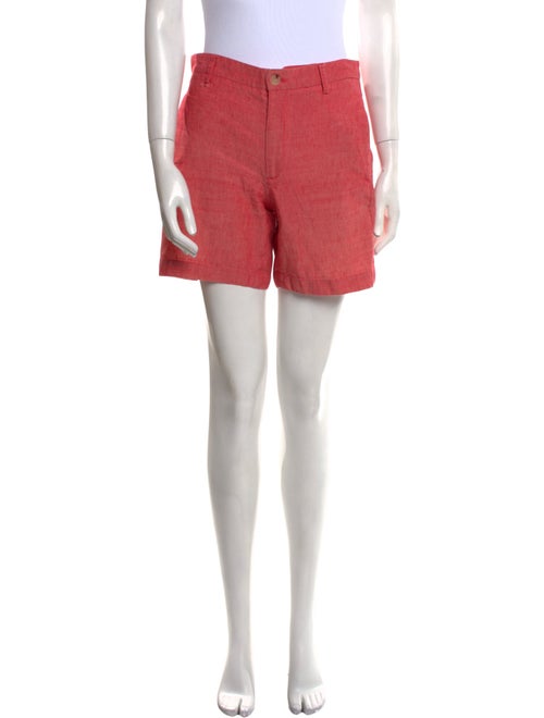 Maison Kitsuné Linen Mini Shorts