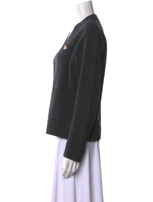 Maison Kitsuné Wool V-Neck Sweater