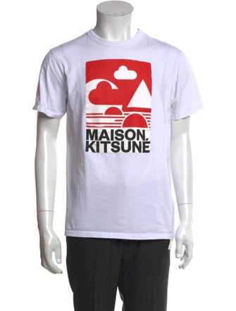 Maison Kitsuné Graphic Print Crew Neck T-Shirt