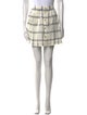 Maison Kitsuné Plaid Print Mini Skirt