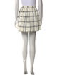 Maison Kitsuné Plaid Print Mini Skirt