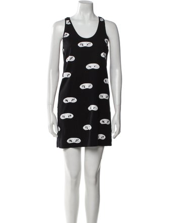 Maison Kitsuné Printed Mini Dress