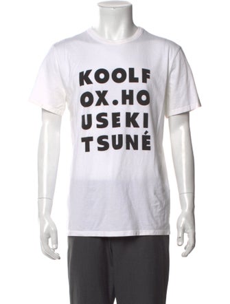 Maison Kitsuné Graphic Print Short Sleeve Shirt