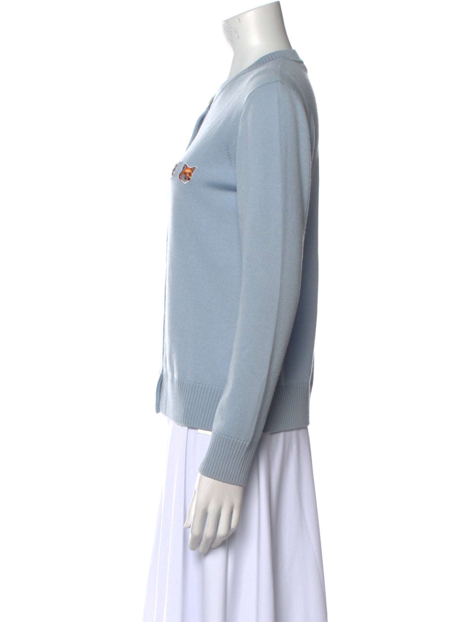 Maison Kitsuné Wool Crew Neck Sweater