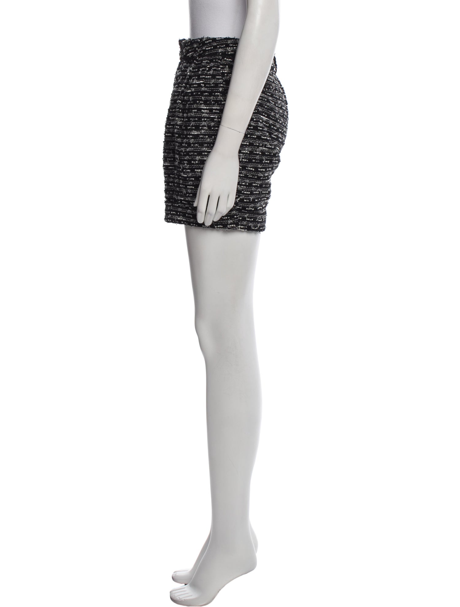 Maison Kitsuné Striped Mini Shorts