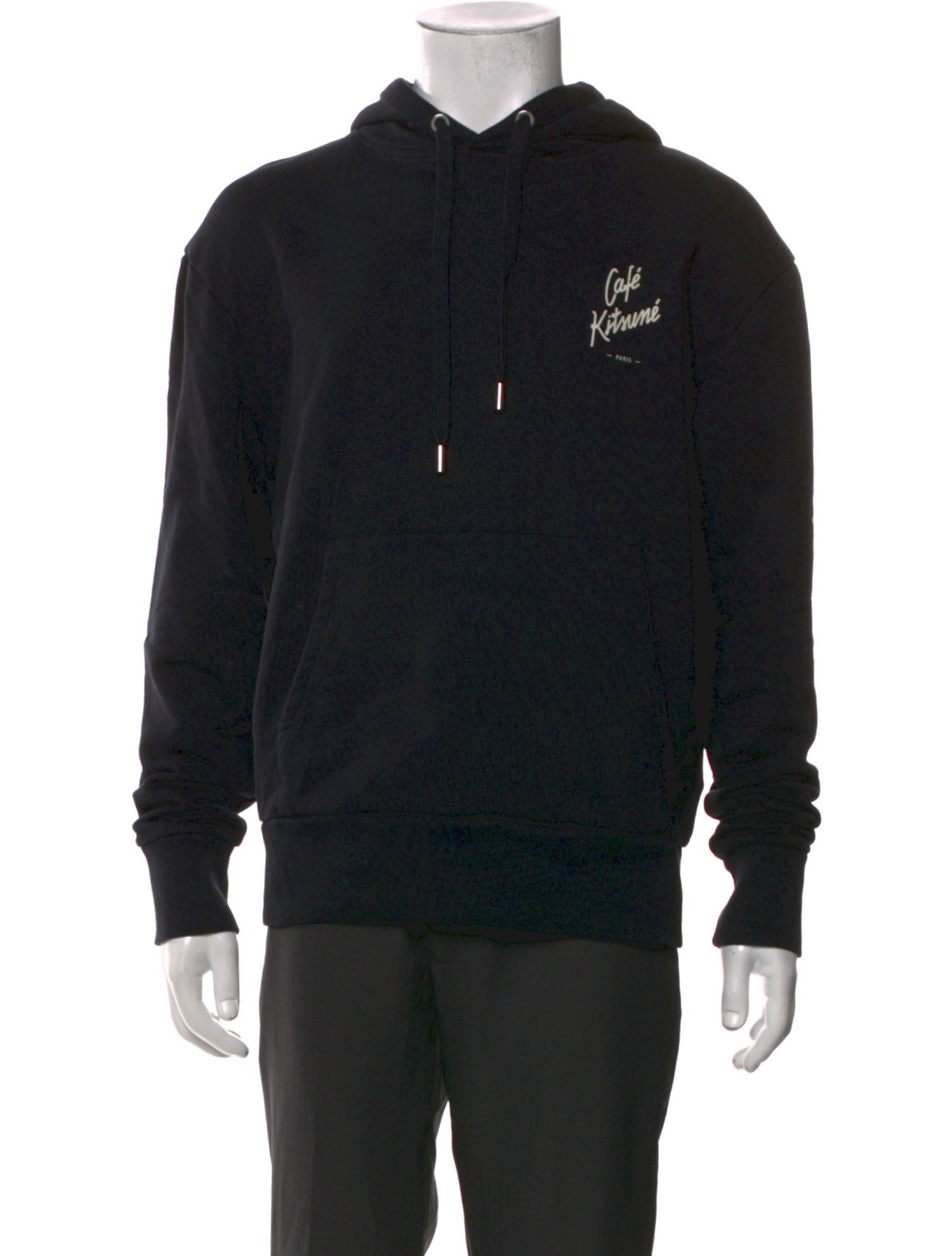 Maison Kitsuné Graphic Print Crew Neck Hoodie