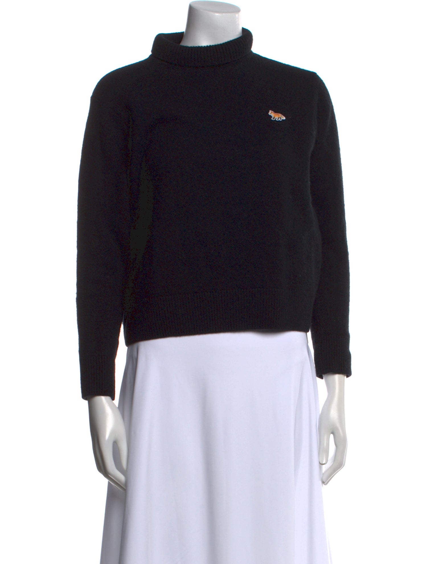 Maison Kitsuné Lambswool Turtleneck Sweater