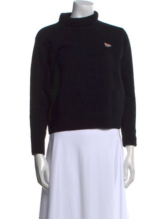 Maison Kitsuné Lambswool Turtleneck Sweater