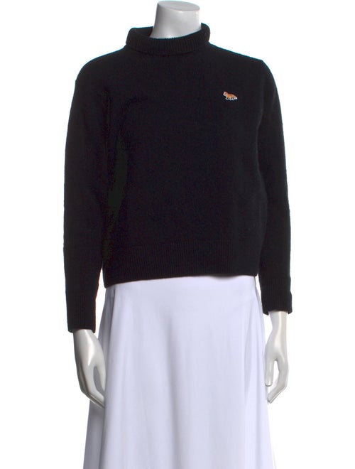 Maison Kitsuné Lambswool Turtleneck Sweater