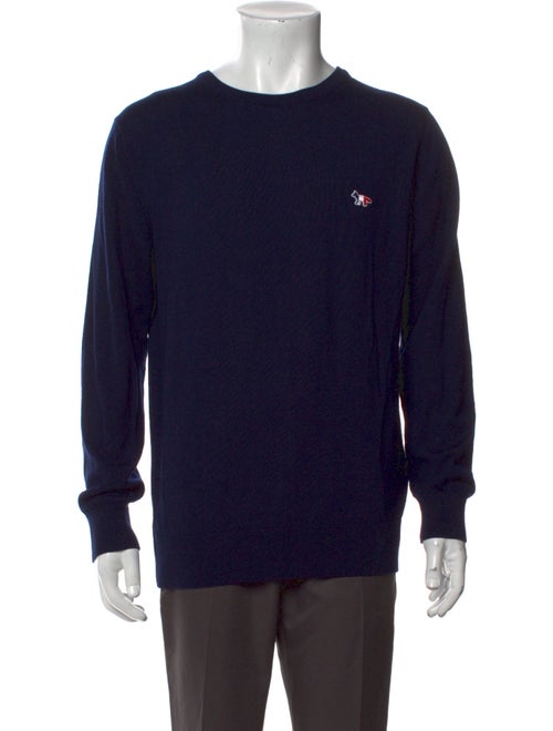 Maison Kitsuné Wool Crew Neck Pullover