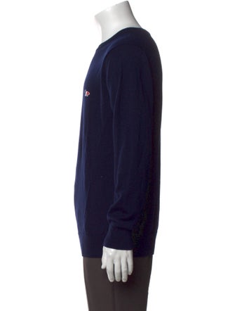 Maison Kitsuné Wool Crew Neck Pullover