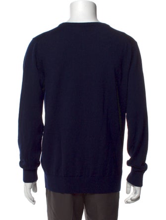 Maison Kitsuné Wool Crew Neck Pullover