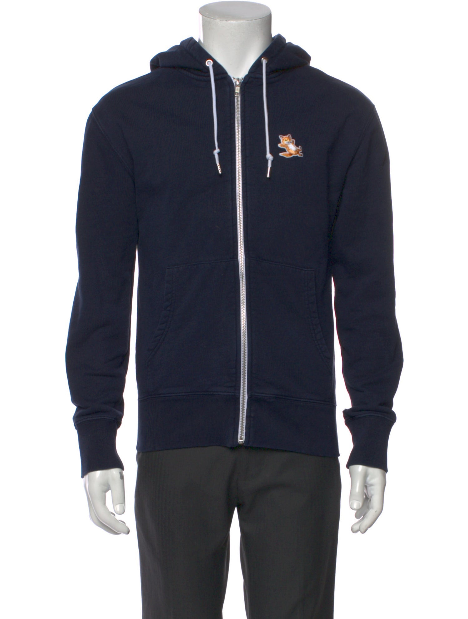 Maison Kitsuné Graphic Print Crew Neck Hoodie