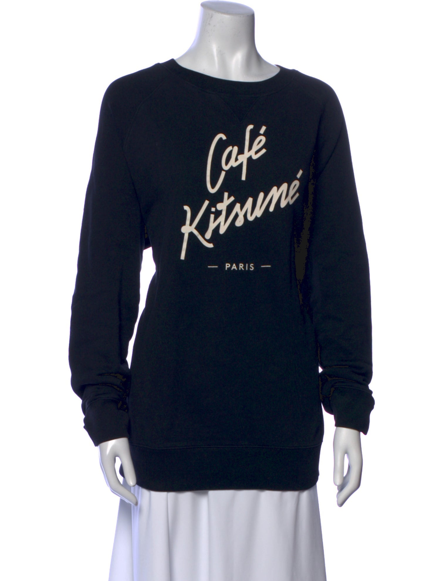 Maison Kitsuné Graphic Print Crew Neck Sweatshirt