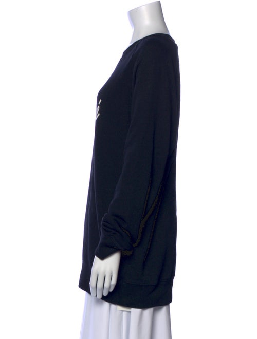 Maison Kitsuné Graphic Print Crew Neck Sweatshirt