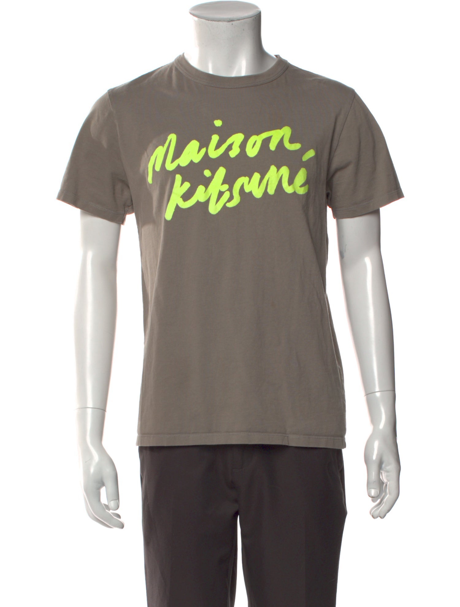 Maison Kitsuné Graphic Print Crew Neck T-Shirt