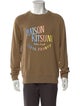 Maison Kitsuné Graphic Print Crew Neck Sweatshirt