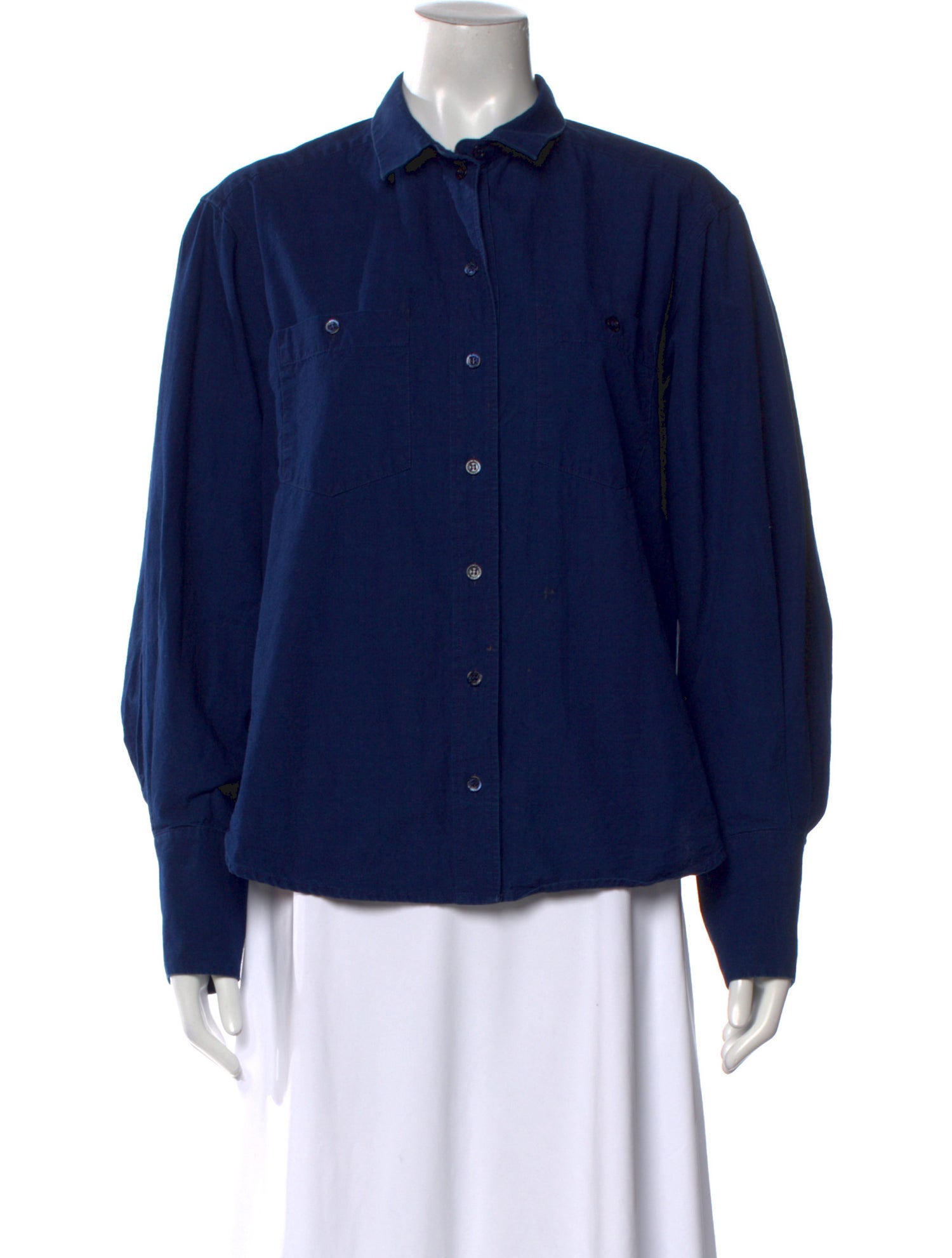 Maison Kitsuné Long Sleeve Button-Up Top