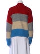 Maison Kitsuné Striped V-Neck Sweater