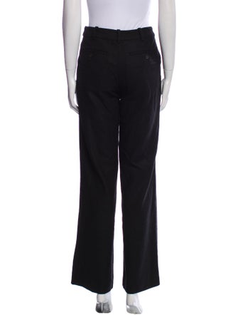 Maison Kitsuné Wool Wide Leg Pants