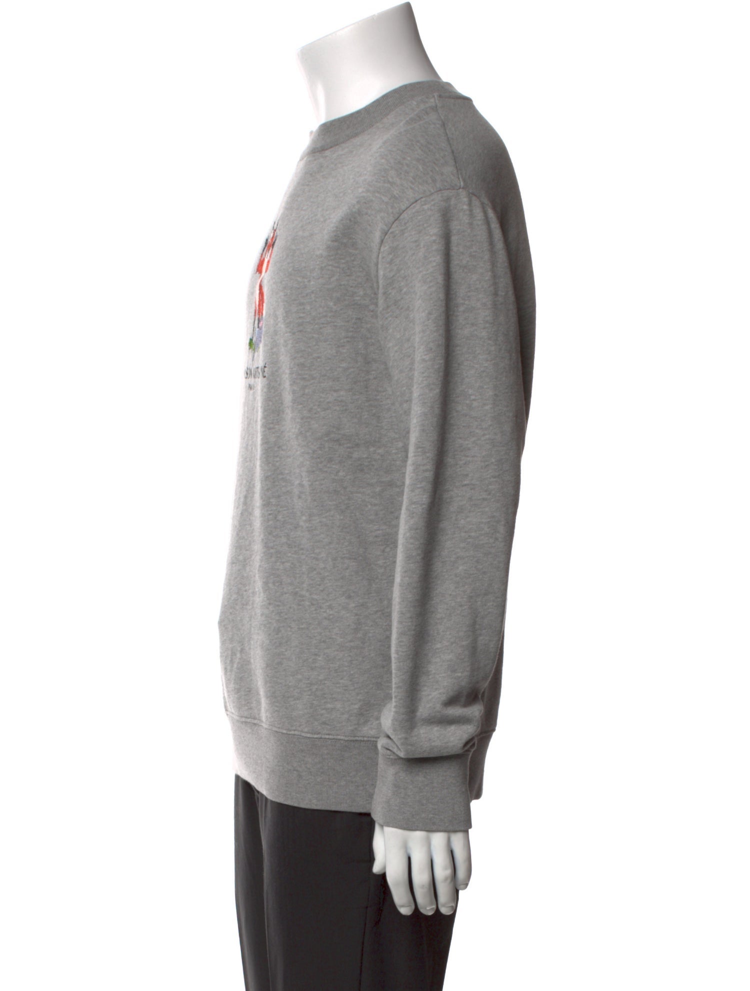 Maison Kitsuné Graphic Print Crew Neck Pullover