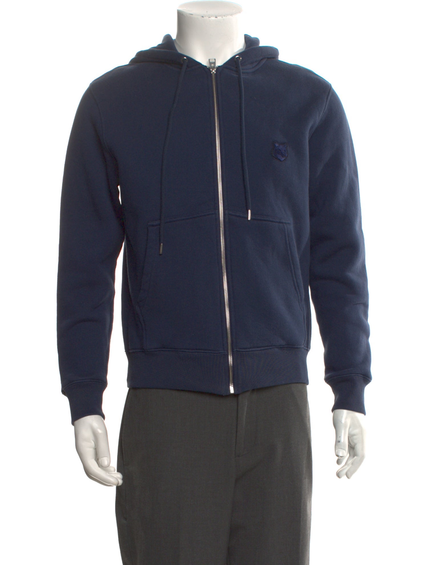 Maison Kitsuné Crew Neck Long Sleeve Hoodie