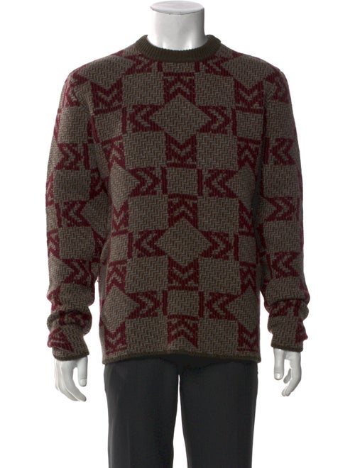 Maison Kitsuné Lambswool Printed Pullover