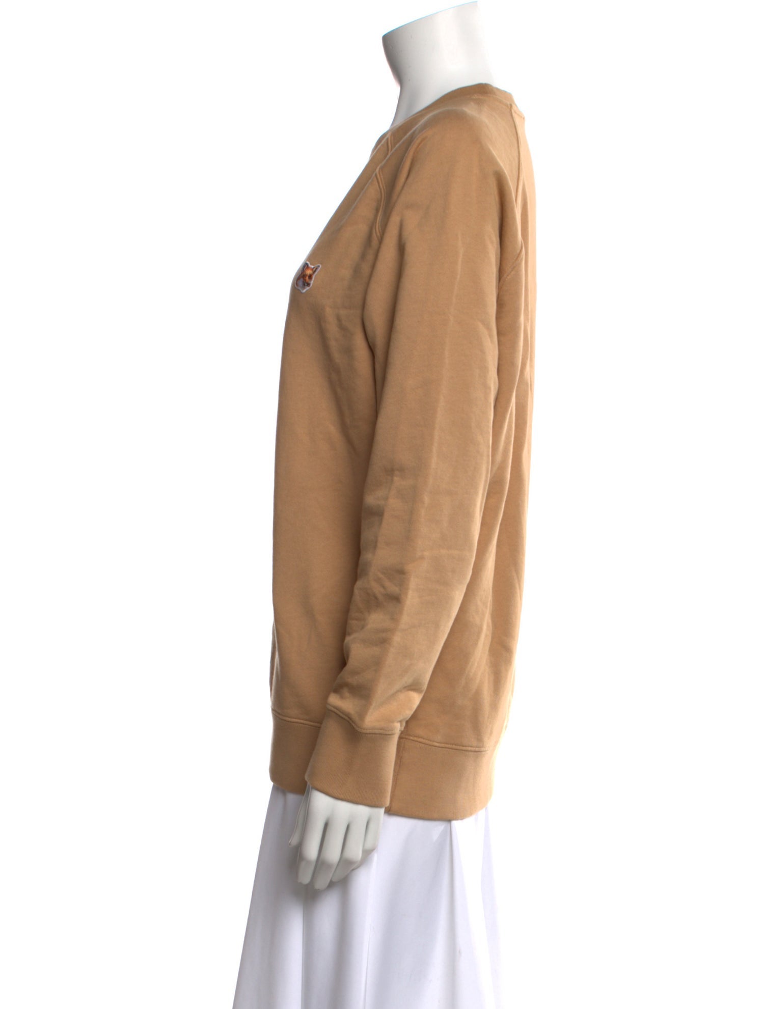 Maison Kitsuné Crew Neck Long Sleeve Sweatshirt