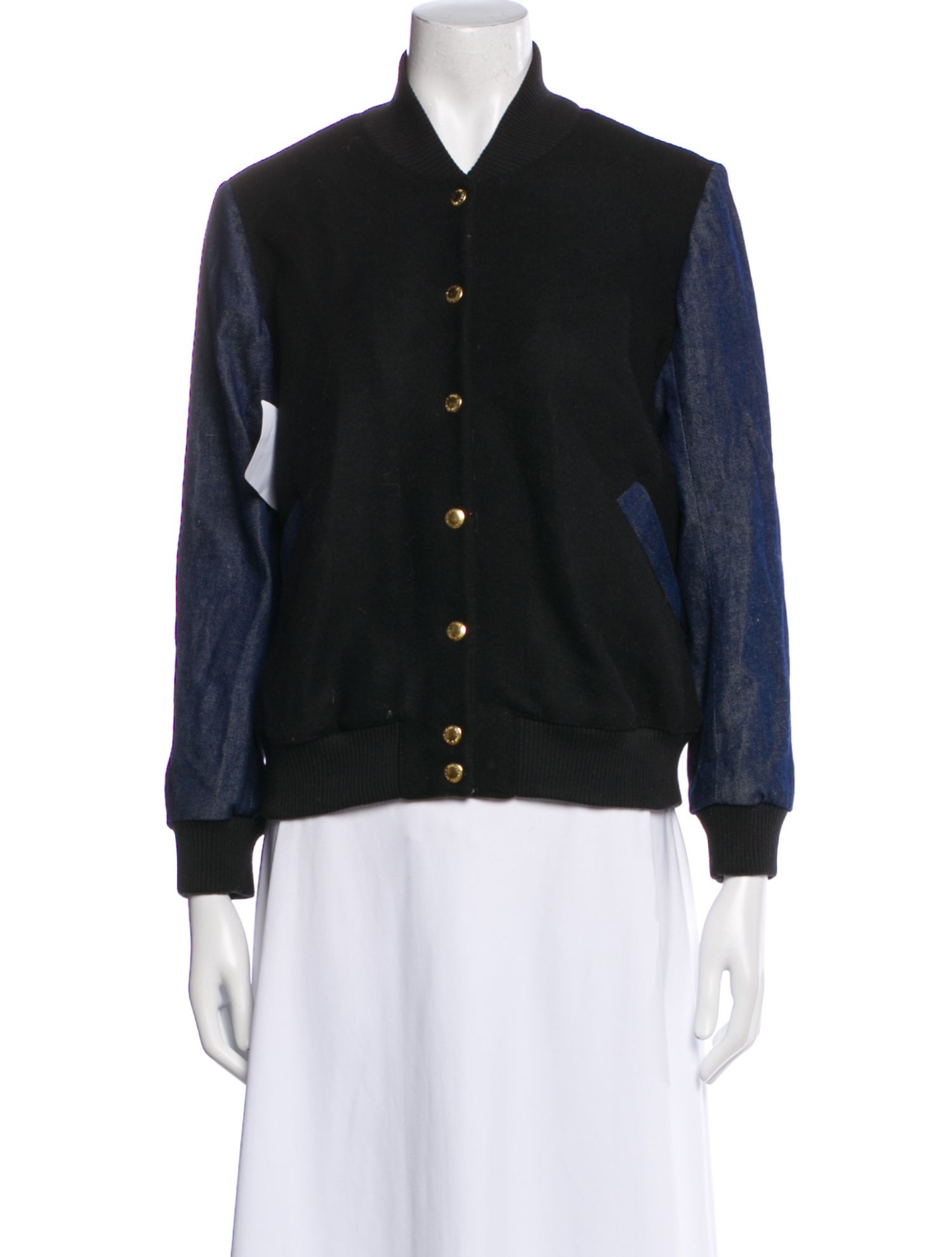 Maison Kitsuné Virgin Wool Bomber Jacket