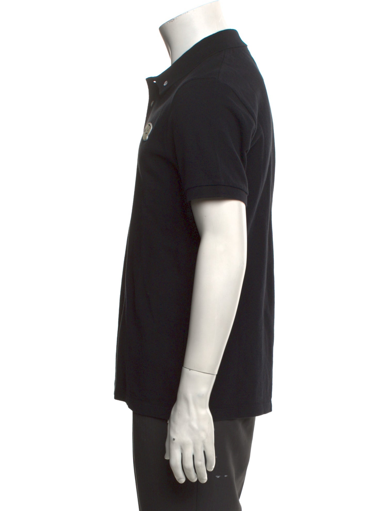 Maison Kitsuné Collar Short Sleeve Polo Shirt