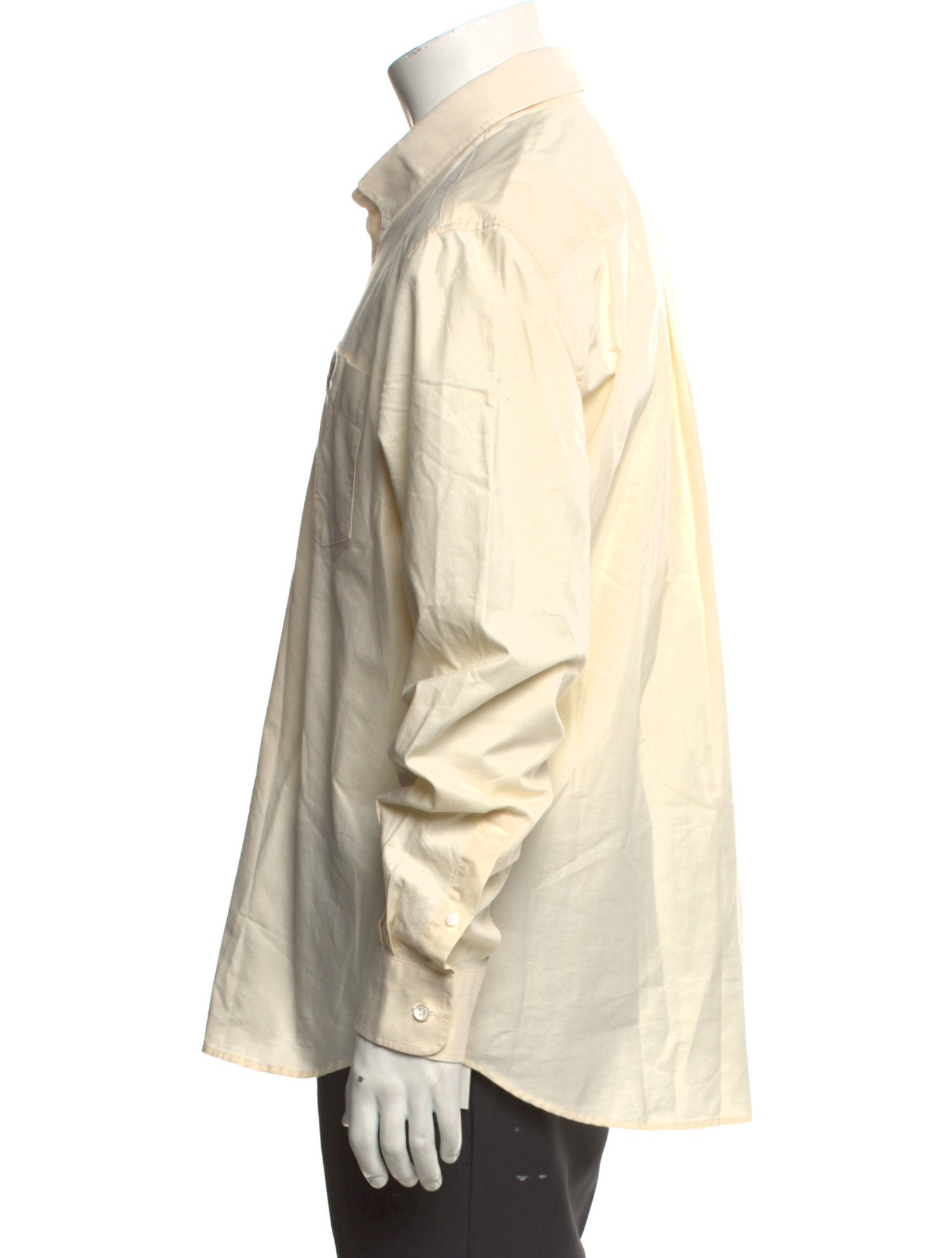 Maison Kitsuné Striped Long Sleeve Dress Shirt