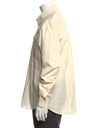 Maison Kitsuné Striped Long Sleeve Dress Shirt