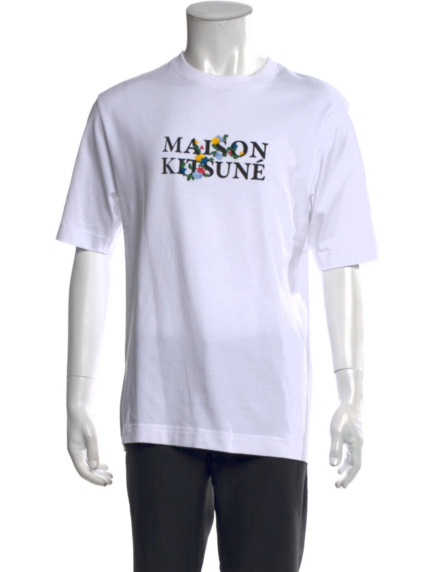 Maison Kitsuné Graphic Print Crew Neck T-Shirt