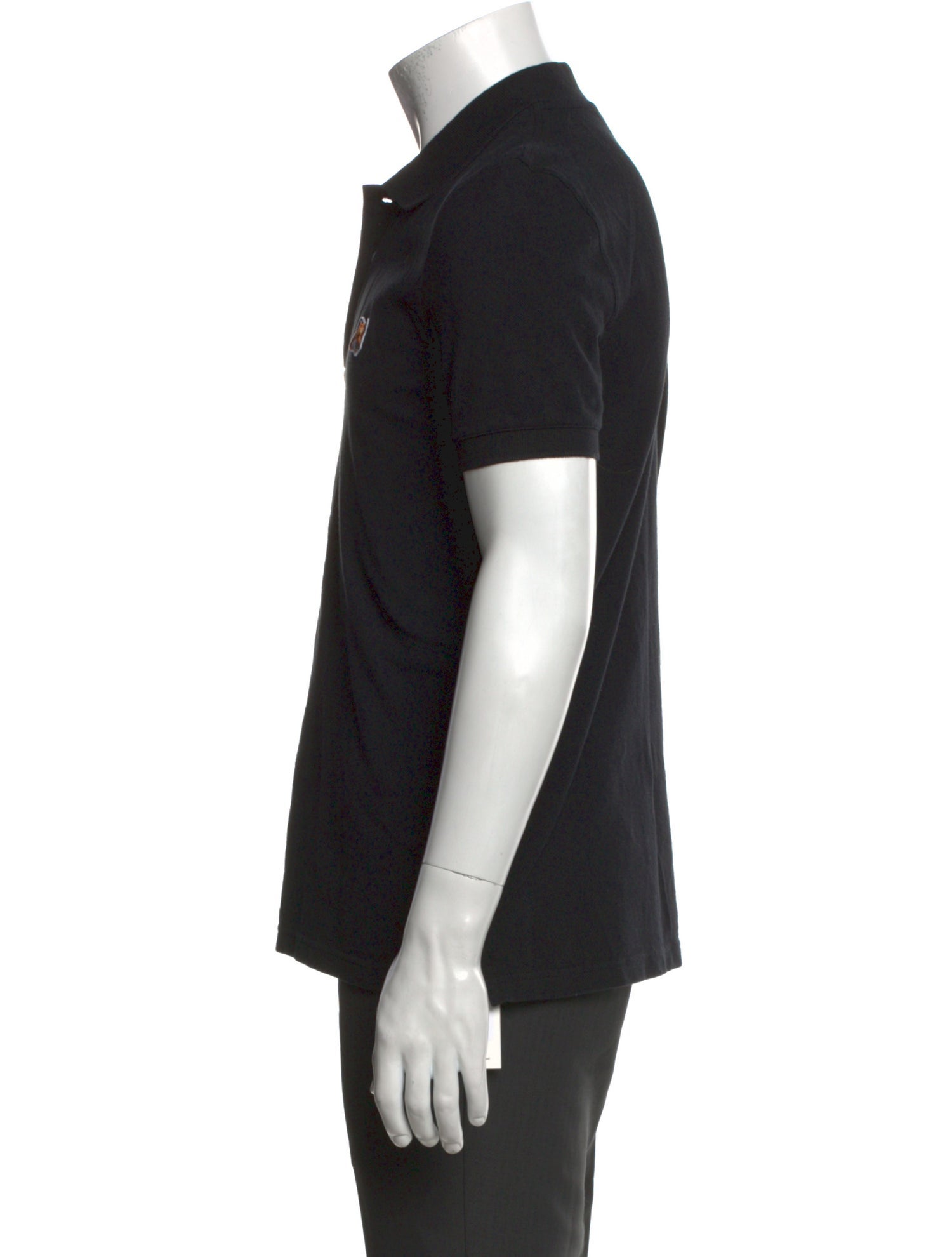 Maison Kitsuné Collar Short Sleeve Polo Shirt